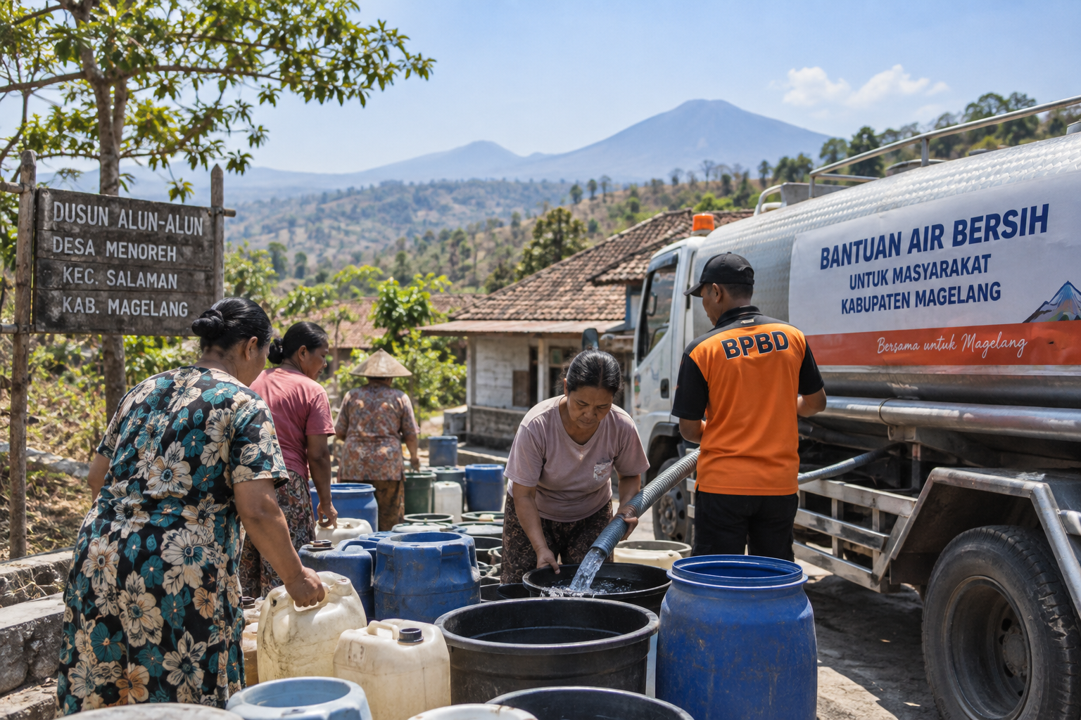 Kekeringan Magelang Melanda 14 Kecamatan, 15 Ribu Warga Butuh Air Bersih
